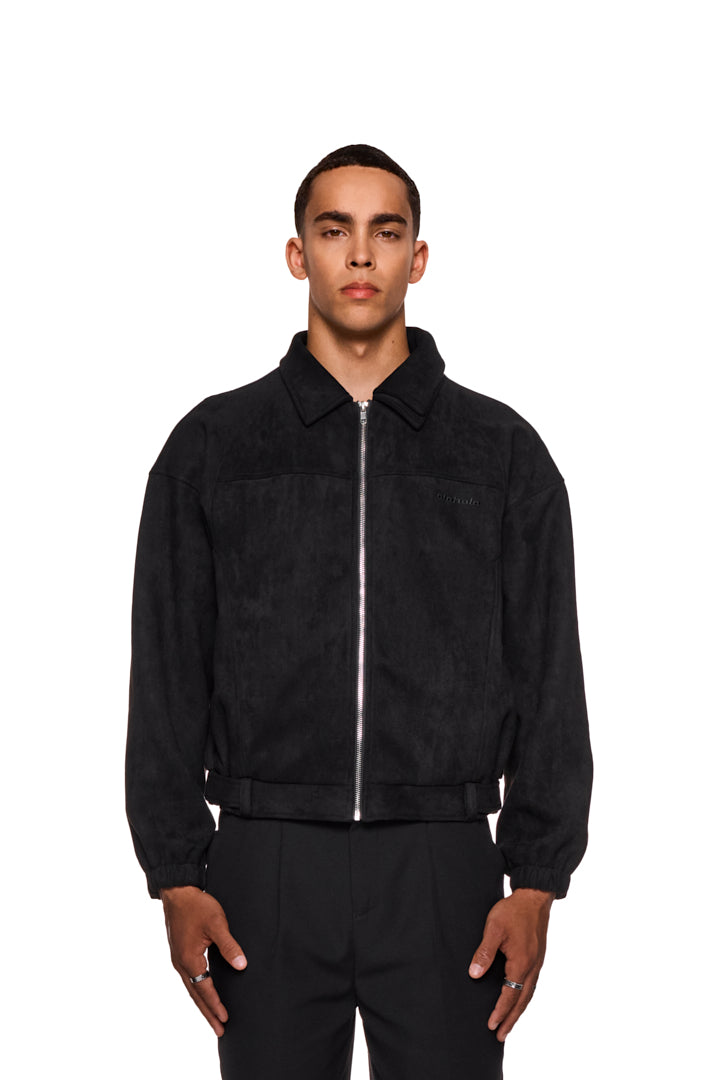 Black velour jacket on sale