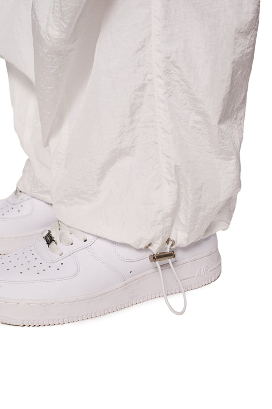 Parachute Pants White