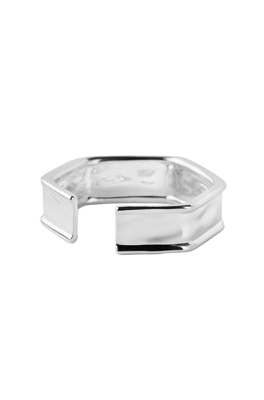 Toast Clip Ring Silver