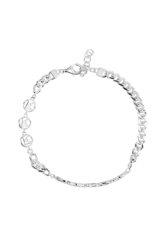 CC Logo Bracelet Silver